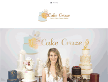 Tablet Screenshot of cakecraze.com.au